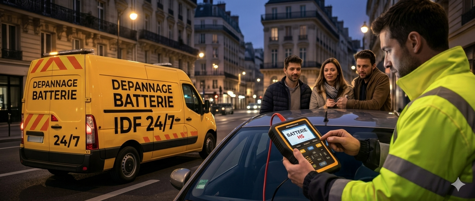 Depannage Batterie en IDF H24 et 7/7
